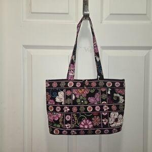 Vera Bradley Small Tote/Shoulder bag, Mod Flora Pink, EUC